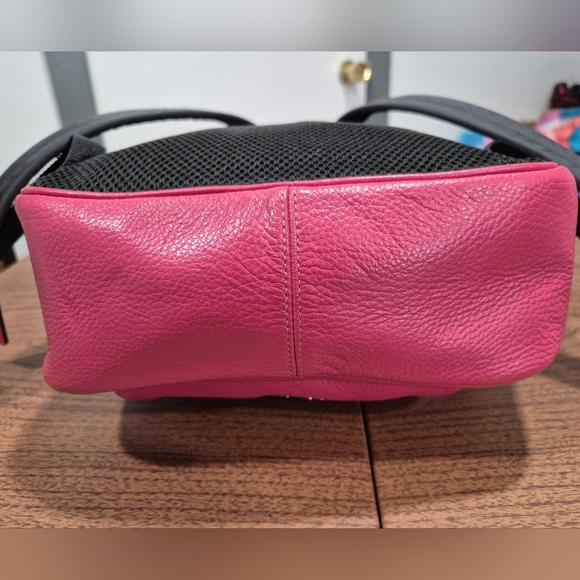 EUC Coach Small Pink Leather Backpack - Picture 7 of 16